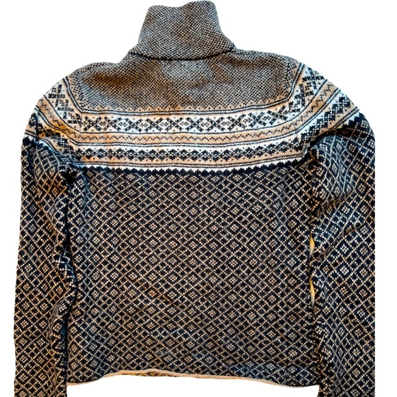 Eddie Bauer Lamb wool sweater/turtleneck with front buttons - Picture 3 of 10